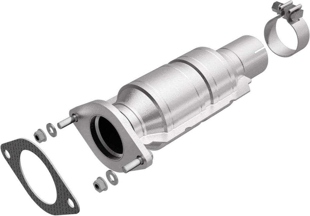 Magnaflow Direct-Fit Catalytic Converter OEM Grade Federal/Epa Compliant 51269 - Stainless Steel 2.5In Main Piping, 12.375In Overall Length, No O2 Sensor - OEM Replacement