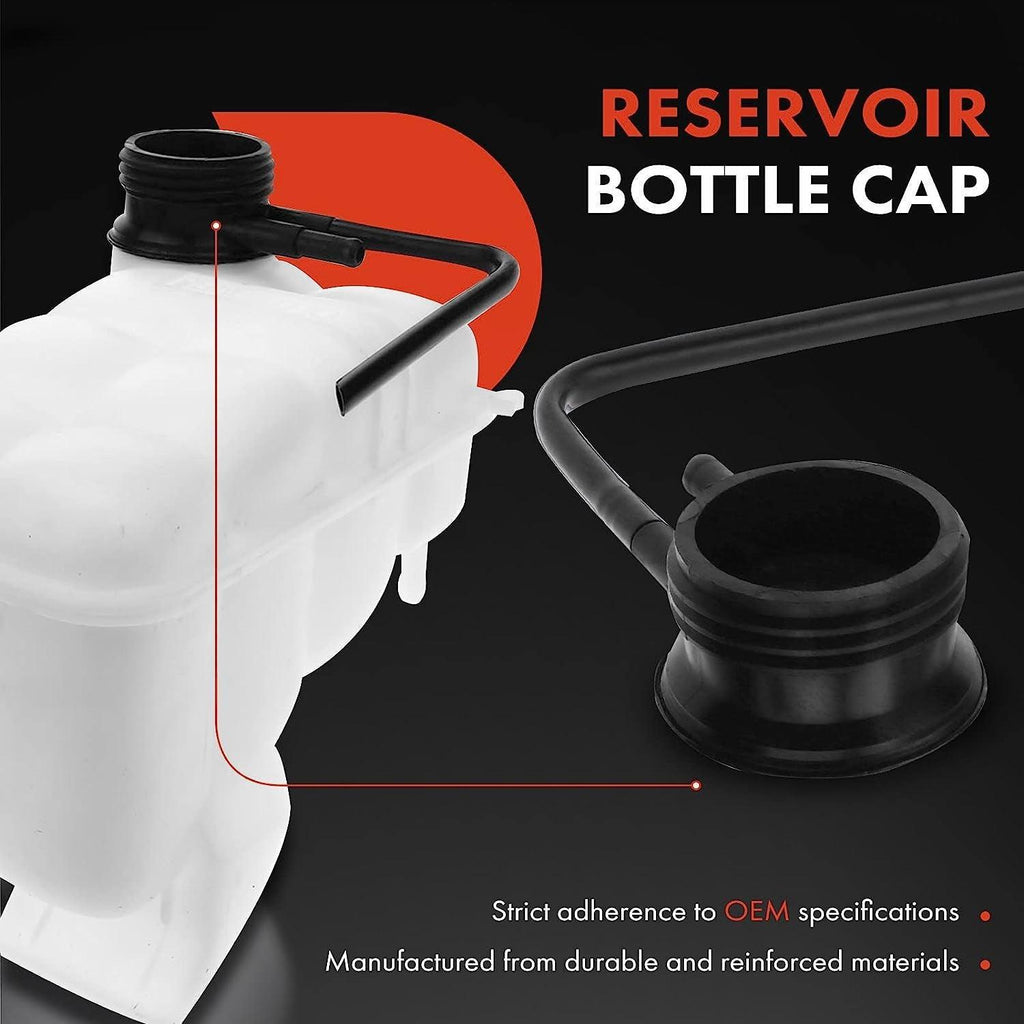 A-Premium Engine Coolant Overflow Recovery Reservoir Tank Compatible with Land Rover Discovery 1999-2002, Range Rover 1995-2002, 3.9L 4.0L 4.2L 4.6L, Replace # 17111711641