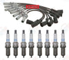 DENSO Spark Plugs & Wires Kit for 2008-2009 Dodge Durango & Chrysler Aspen 4.7L