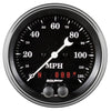 3-3/8 in. GPS SPEEDOMETER 0-120 MPH OLD TYME BLACK - greatparts