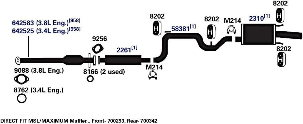 700293 Exhaust Muffler