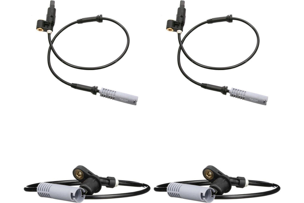 Front & Rear SET Delphi ABS Wheel Speed Sensor for 1992-1998 BMW 318I (58039)