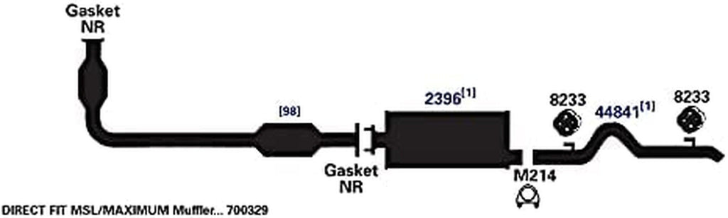 44841 Exhaust Tail Pipe