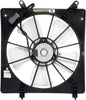 OEM-RF-0175 Factory Style Radiator Cooling Fan Assembly Cooling Efficiency Improved Direct Replacement [Compatible with 2003-2007 Accord Fits Left Position V6 Models],Black