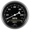 3-3/8 in. SPEEDOMETER 0-120 MPH ELEC. PROG. W/ LCD ODO OLD TYME BLACK - greatparts