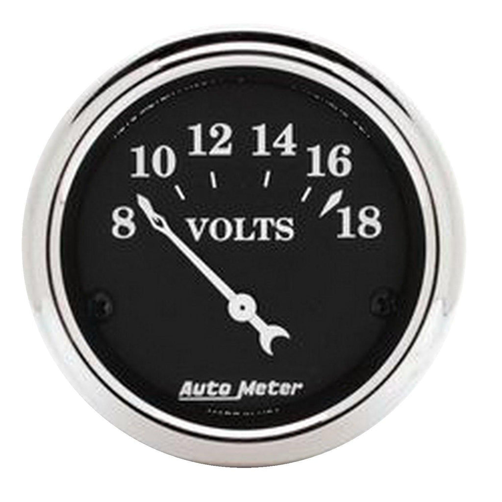 2-1/16 in. VOLTMETER 8-18V OLD TYME BLACK - greatparts