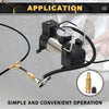 Boeray 2 Packs 1/4" Air Value Inflation Schrader Valve, Schrader Valve Adapter with Push to Connect Button for 1/4" OD Air Hose Fittings for Semi Trucks Trailers