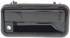 for Chevy K1500 Suburban Exterior Door Handle Front Passenger Side Textured Black 1992-1999 | with Key Hole | Trim: Base/Silverado | GM1311132 | 15742230