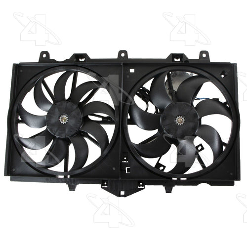 Four Seasons Dual Radiator and Condenser Fan Assembly for 14-17 Q50 76398