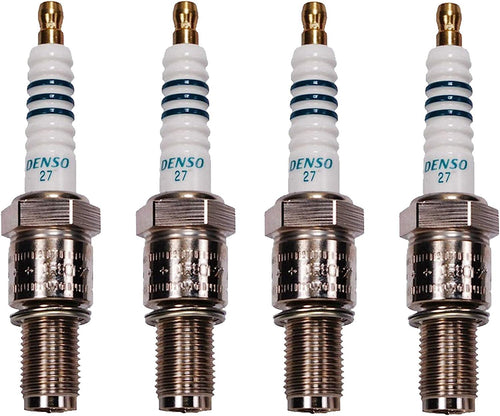 Denso Set of 4 Iridium Racing Spark Plugs Gap 0.027 for Mazda RX-7 1.1 1.3 R2