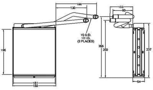 15-62574 Professional Heater Core