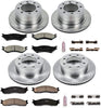 KOE5468 Autospecialty Front and Rear Replacement Brake Kit-Oe Brake Rotors & Ceramic Brake Pads