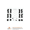 Carlson Disc Brake Hardware Kit for ES350, Avalon, Camry 13486Q