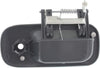 for Chevy Express 2500 Exterior Door Handle Rear Driver Side - Side Sliding Door Textured Black 1996-2002 | with Key Hole| Trim: Base/Ls