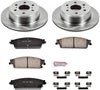 KOE2083 Autospecialty Rear Replacement Brake Kit-Oe Brake Rotors & Ceramic Brake Pads