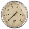 3-1/8 in. IN-DASH TACHOMETER 0-7000 RPM ANTIQUE BEIGE - greatparts
