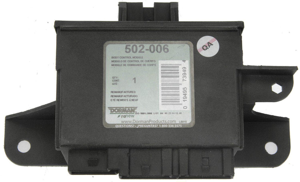 Body Control Module for Trailblazer, Envoy, Rainier, Envoy XL, Bravada 502-006