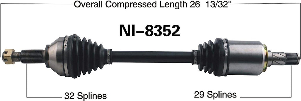 NI-8352 CV Axle