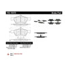 Centric Front Disc Brake Pad for Escape, Mariner, Tribute (102.10470)
