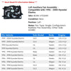 Left Auxiliary Fan Assembly - Compatible with 1996 - 2000 Hyundai Elantra 1997 1998 1999