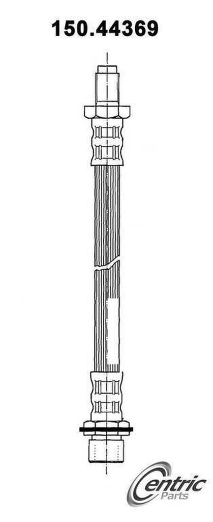 Centric Brake Hydraulic Hose for 1995-2004 Tacoma 150.44369