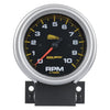 3-3/4 in. TACHOMETER 0-10000 RPM BLACK PRO-CYCLE - greatparts