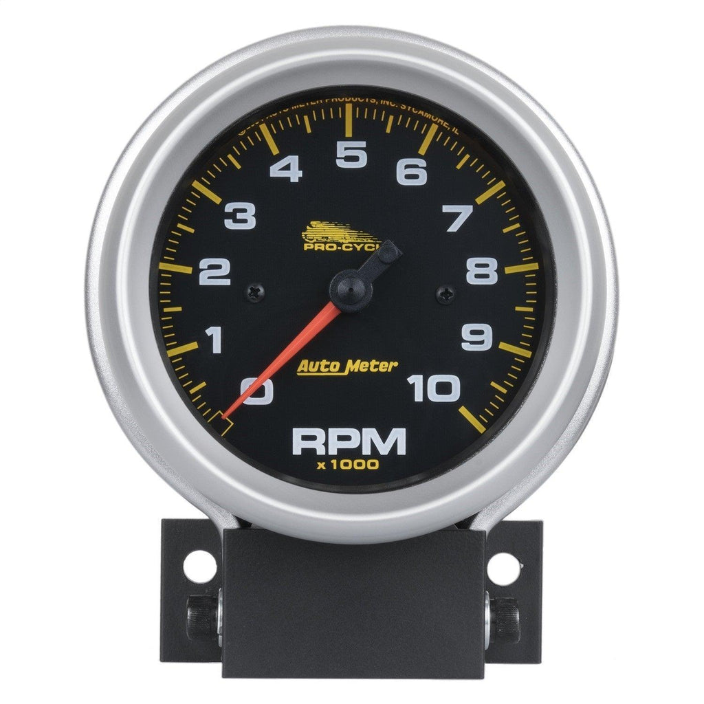 3-3/4 in. TACHOMETER 0-10000 RPM BLACK PRO-CYCLE - greatparts