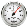 3-3/8 in. TACHOMETER 0-8000 RPM WHITE PRO-CYCLE - greatparts