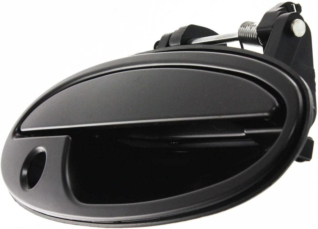 Front Exterior Door Handle Set of 2 Compatible with 1995-1999 Buick Riviera, Fits 1997-1999 Oldsmobile Aurora Smooth Black Driver and Passenger Side