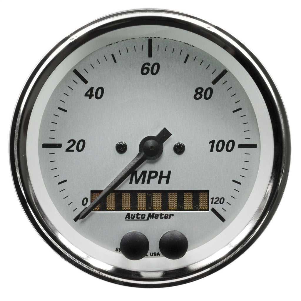 3-3/8 in. GPS SPEEDOMETER 0-120 MPH AMERICAN PLATINUM - greatparts