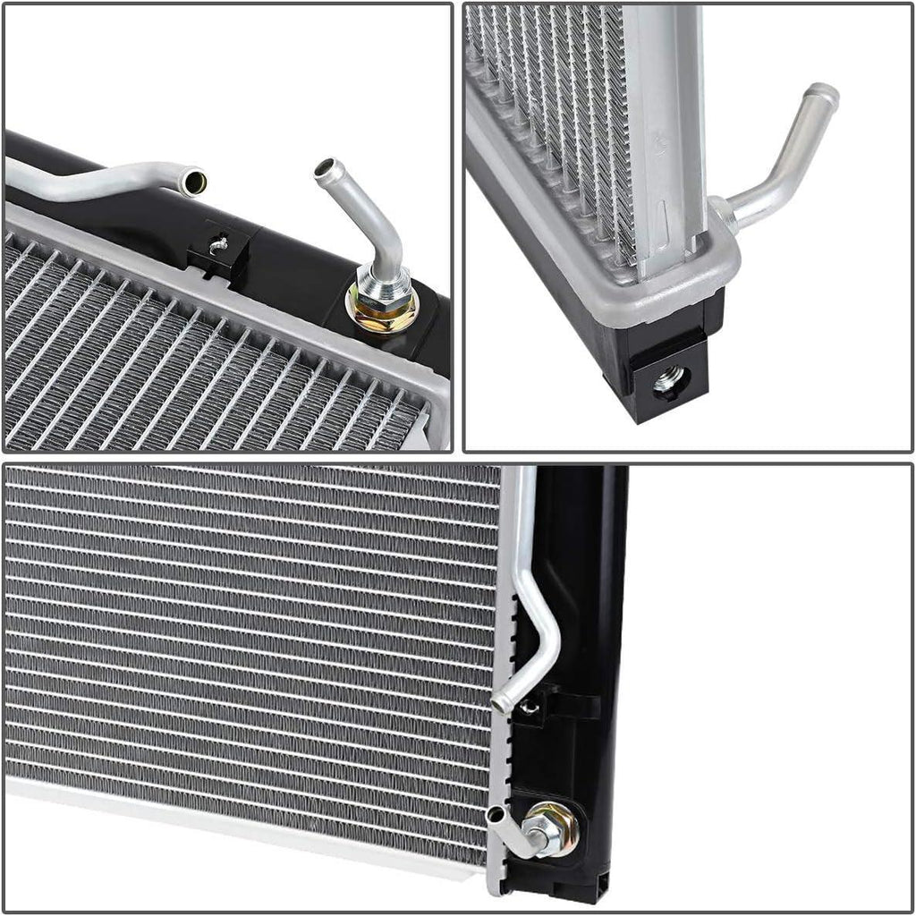 OEM-RA-2925 OE Style Aluminum Core Radiator Compatible with 05-06 Sienna, 26-3/8" W X 18-7/8" H X 15/16" D, 1-3/8" Inlet, 1-1/2" Outlet
