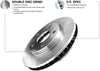 R1 Concepts Front Brakes and Rotors Kit |Front Brake Pads| Brake Rotors and Pads| Semi Metallic Brake Pads and Rotors |Sensor Kit |Fits 2008-2019 Pontiac Vibe, Scion Xd, Toyota Corolla, Matrix
