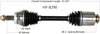 HY-8290 - Front Passenger Side CV Axle Shaft