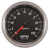 3-3/8 in. TACHOMETER 0-10000 RPM BLACK PRO-CYCLE - greatparts