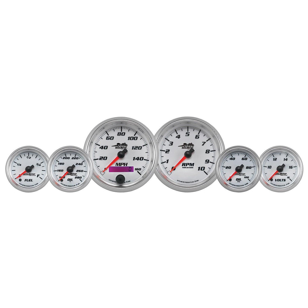 6 PIECE BAGGER KIT 160 MPH/0-10000 RPM/100 PSI/140-280 Fahrenheit/8-18V/280OE-0OF WHITE PRO-CYCLE - greatparts