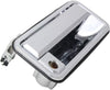 for Chevy C1500 Exterior Door Handle Front Passenger Side Chrome 1988-1998 | with Key Hole| Trim:All Submodels