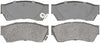 SGD451M Service Grade Semi-Metallic Disc Brake Pad Set