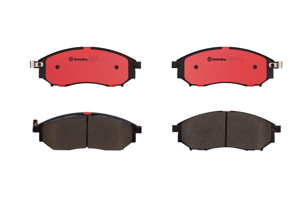 Front Disc Brake Pad Set for Murano, FX37, G37, M37, M56, 370Z+More (P56058N)