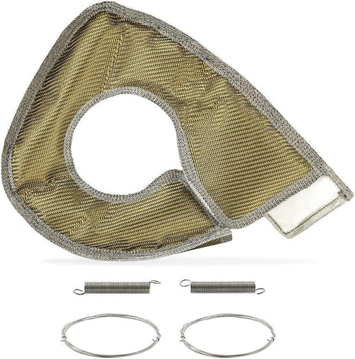 MMTB-F2D-03 Titanium Turbo Blanket, Compatible with Ford 6.0L Powerstroke 2003-2007