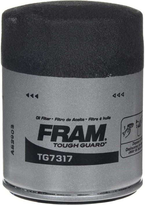 Tough Guard Replacement Oil Filter TG7317, Designed for Interval Full-Flow Changes Lasting up to 15K Miles