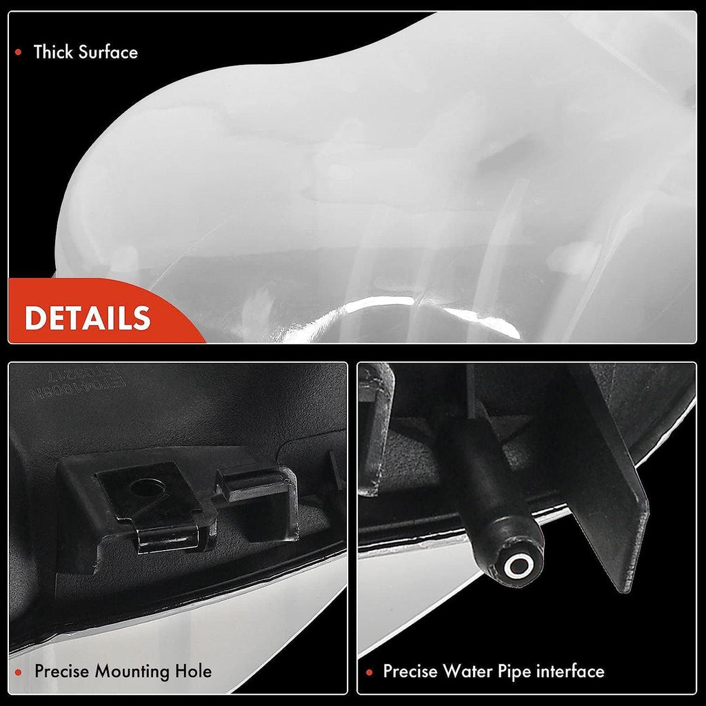 A-Premium Engine Coolant Overflow Recovery Reservoir Tank [With Cap] Compatible with Ford F-250 F-350 F-450 F-550 Super Duty 2003-2007 [5.4L 6.0L 6.8L], Excursion 2003-2005 [6.0L], Replace# 6C3Z8A080B