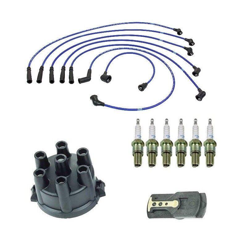 TK2026-09 : Fits 1975-76 Nissan 280Z Tune up Kit, NGK Spark Plug Wire Cap Rotor
