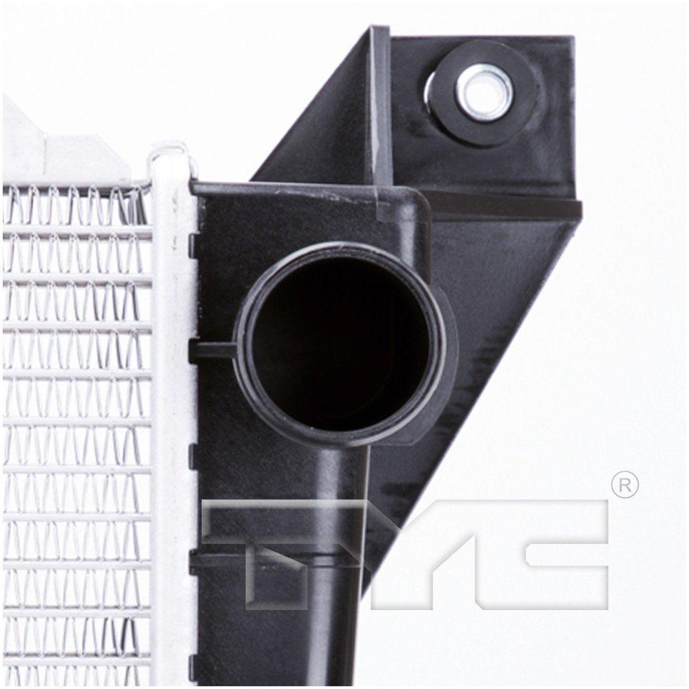 TYC 1451 Compatible with Ford F-Series 2-Row Plastic Aluminum Replacement Radiator