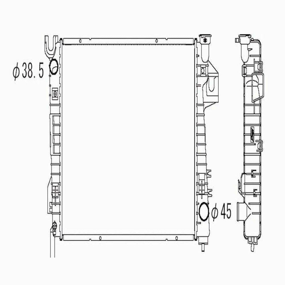 Radiator Fits 1986 Jeep Wagoneer