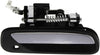 Compatible with Toyota T100 Exterior Door Handle Front, Passenger Side Black Bezel with Chrome Lever (1993-1998) | with Key Hole | Trim:All Submodels | TO1311135 | 6921034020