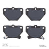 Dynamite Friction Rear Disc Brake Pad Set for Toyota (1310-0823-00)