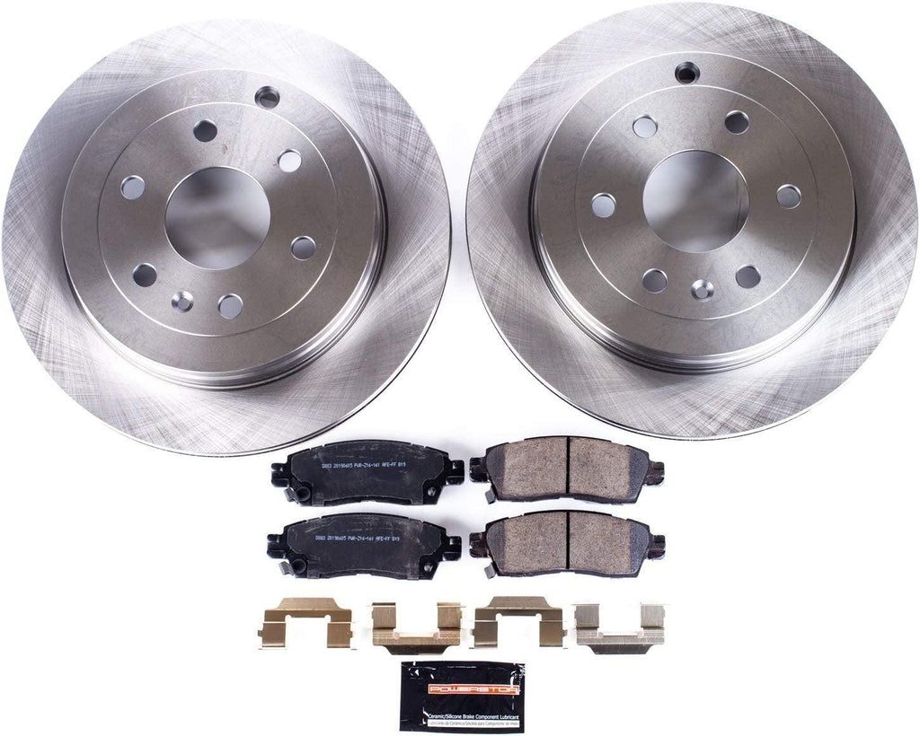 KOE5262 Autospecialty Rear Replacement Brake Kit-Oe Brake Rotors & Ceramic Brake Pads