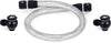 MMSBH-RX8-04 Primary Replacement Oil Line Compatible with Mazda RX-8 2004-2011 Silver