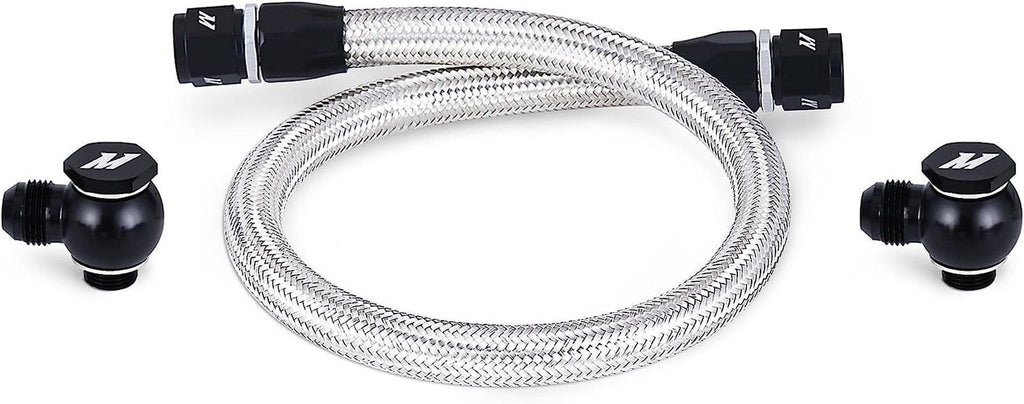 MMSBH-RX8-04 Primary Replacement Oil Line Compatible with Mazda RX-8 2004-2011 Silver