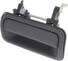 for Honda Passport Exterior Door Handle Rear, Driver Side Textured Black (1994-1997) | Trim: LX/DX/EX